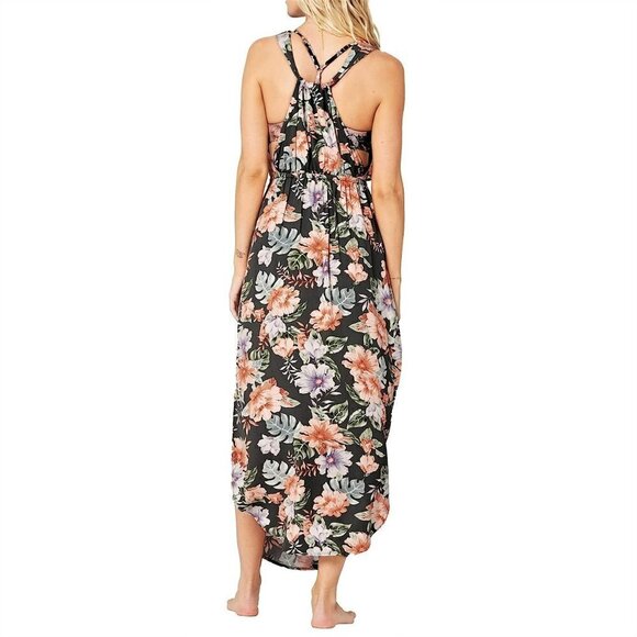 NWT L Space Kenzie Floral Print Side Slits Beach Swim Dress Cover-Up - Picture 5 of 8